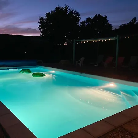 度假居 Ferme Equestre Avec Piscine Castex (Gers)